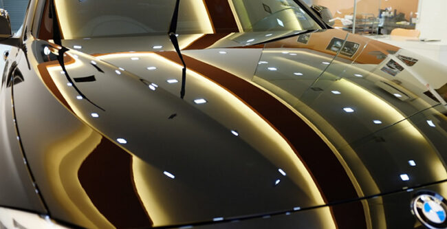 aplicación de nano recubrimiento de gafeno bmw